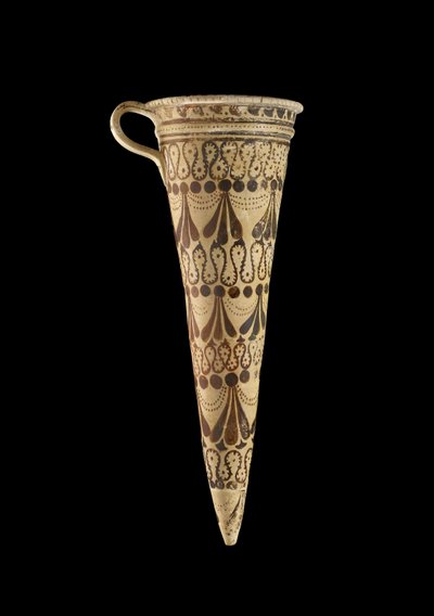 Rhyton conico, Periodo Minoico Tardo IB da Minoan